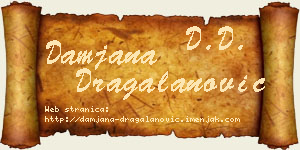 Damjana Dragalanović vizit kartica